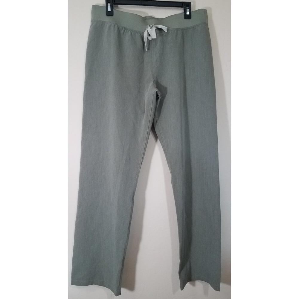 Figs Technical Collection Scrub Pants Basic Straight Leg Green Women sz‎ Medium